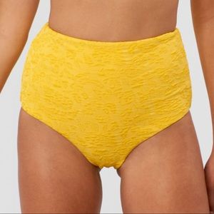 Mara Hoffman Lydia high waist bikini bottom